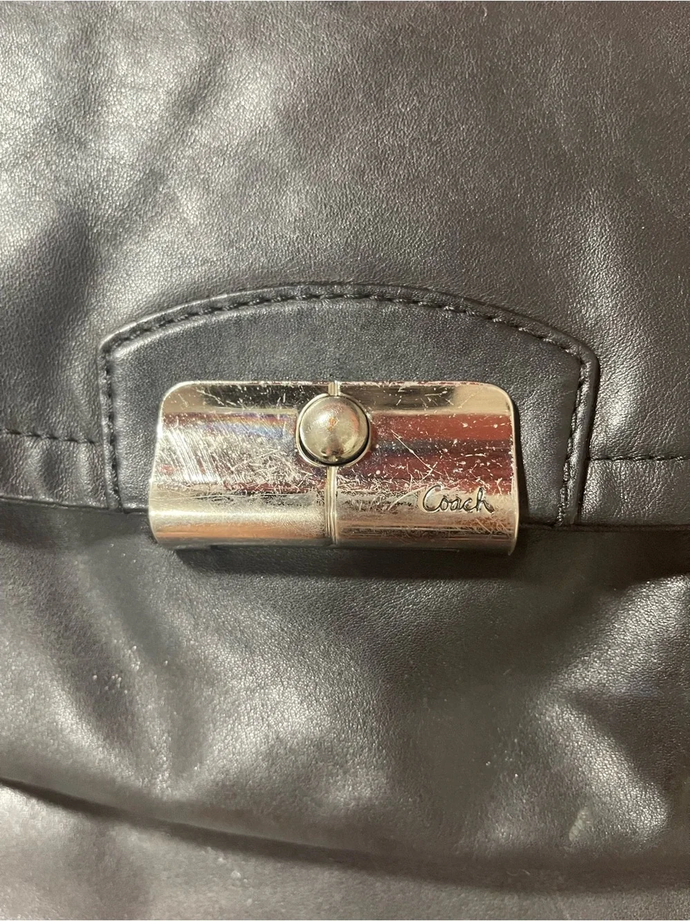 Coach Kristin Hobo Black Bag